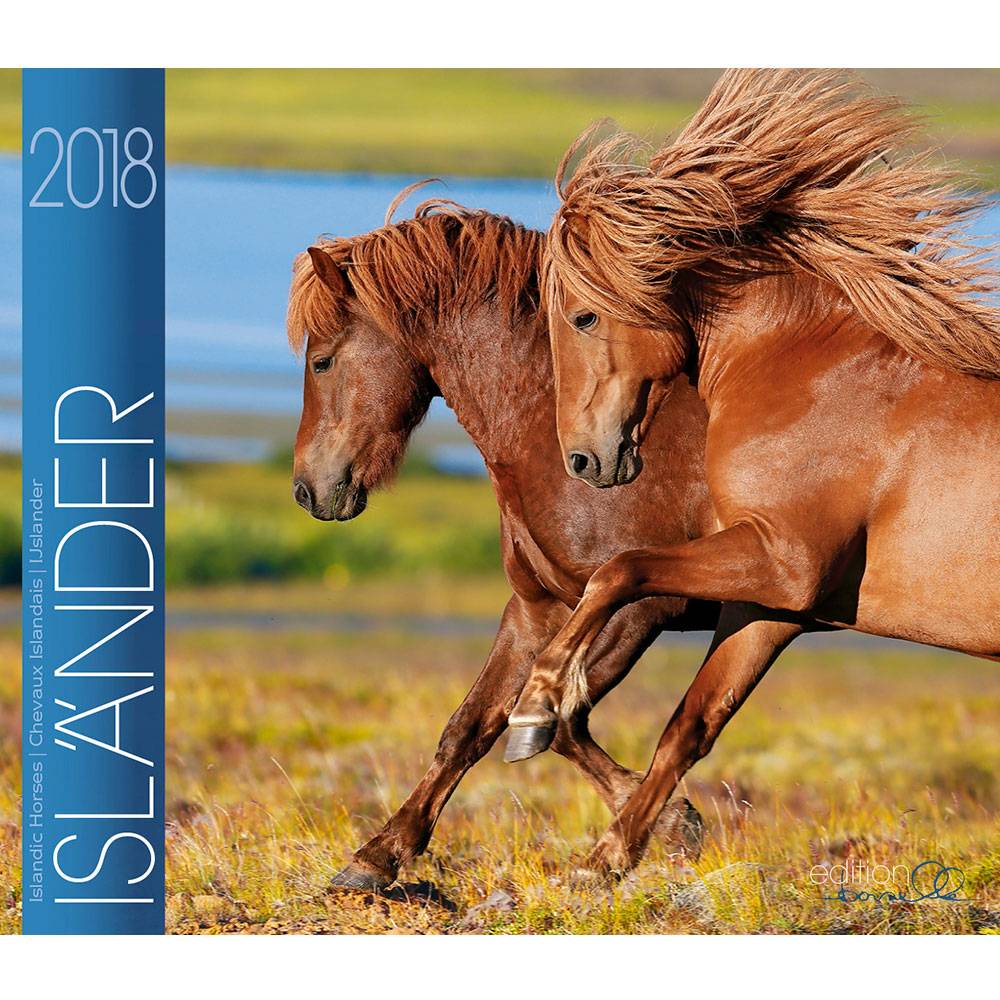 Gabriele Boiselle Mid Sized Calendar Boiselle Icelandic - 2018