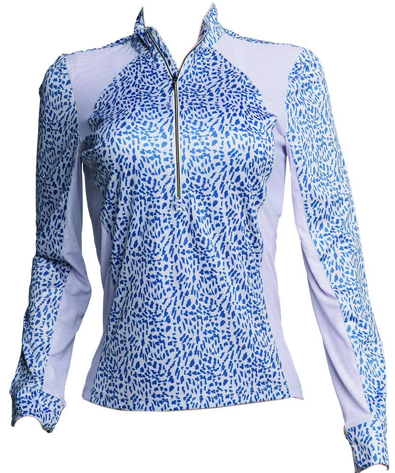 Fits Sea Breeze Long Sleeve Tech Shirt - Ladies - Bleu Isles