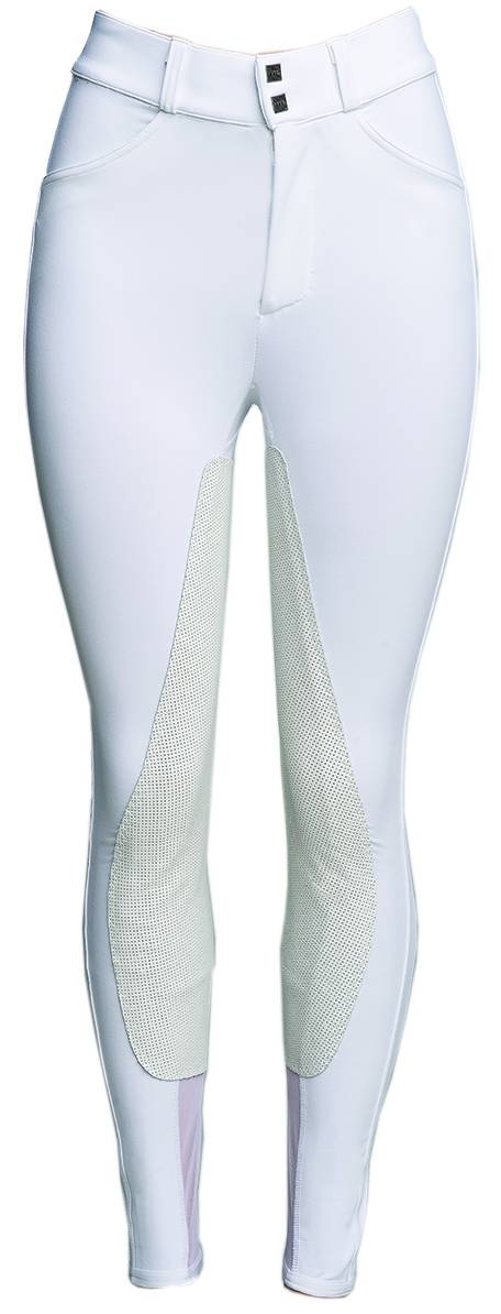 Fits Performax Full Seat Leather Front Zip - Ladies - White