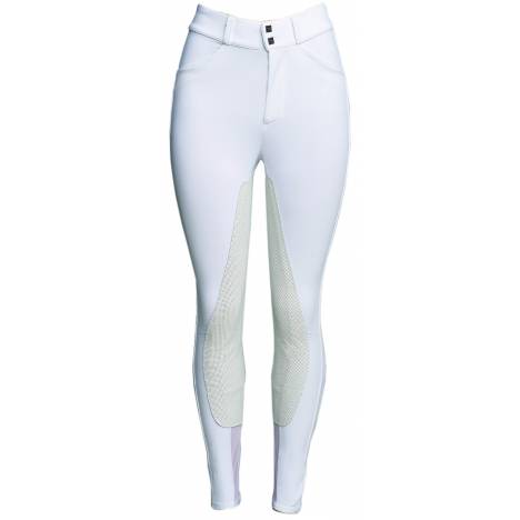 Fits Performax Full Seat Leather Front Zip - Ladies - White