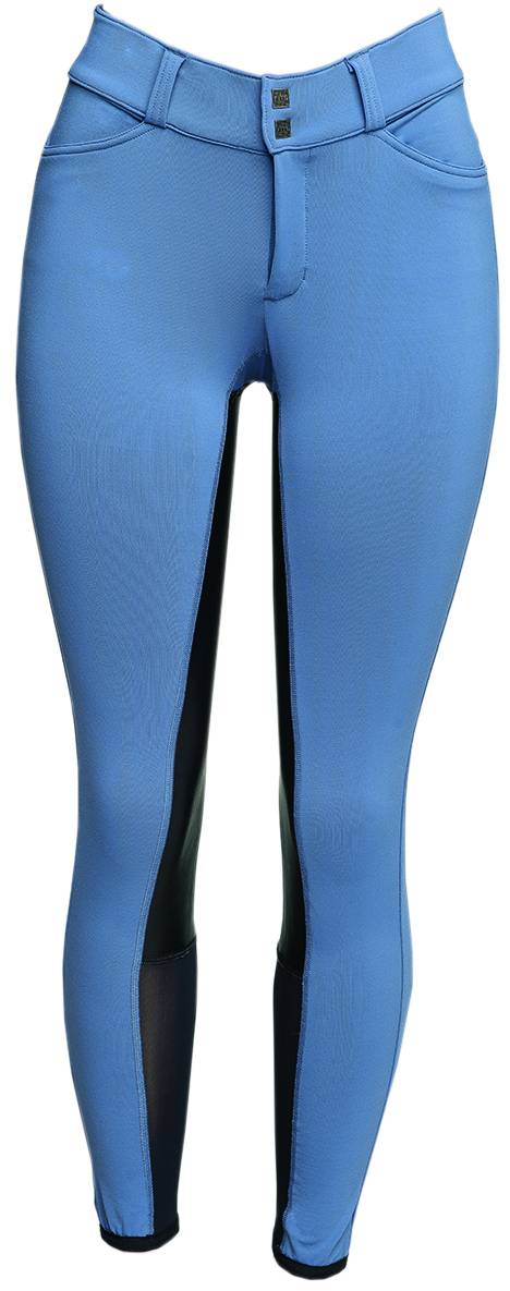 Fits Free Flex Full Seat Front Zip Breech - Ladies - Bleu