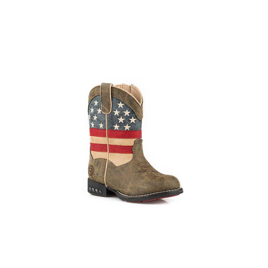 Roper Patriot Western Lights Lite Up - Toddler