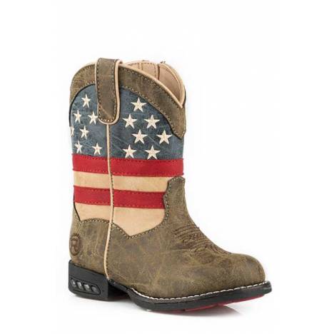 Roper Patriot Western Lights Lite Up - Toddler