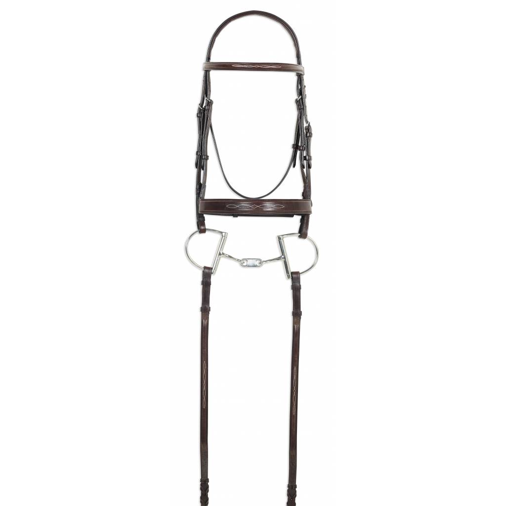 Pessoa Pro Fancy Stitch Wide Nose Bridle