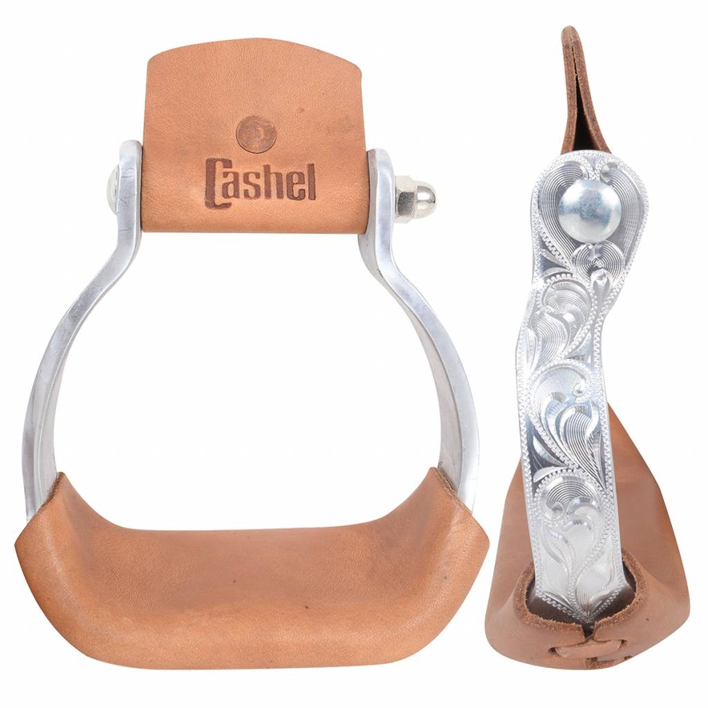 Cashel Engraved Youth Stirrup