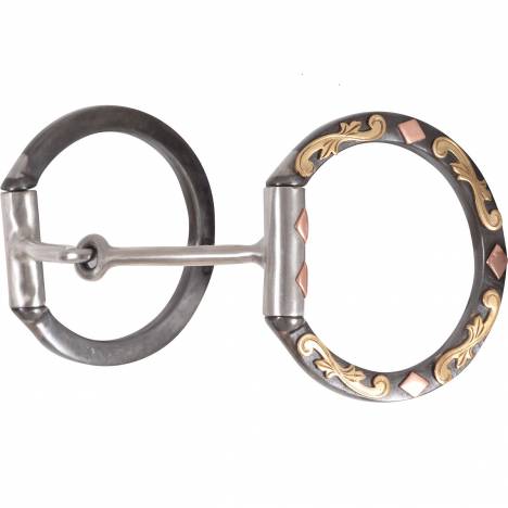 Classic Equine Diamond D Ring Smooth Snaffle Bit