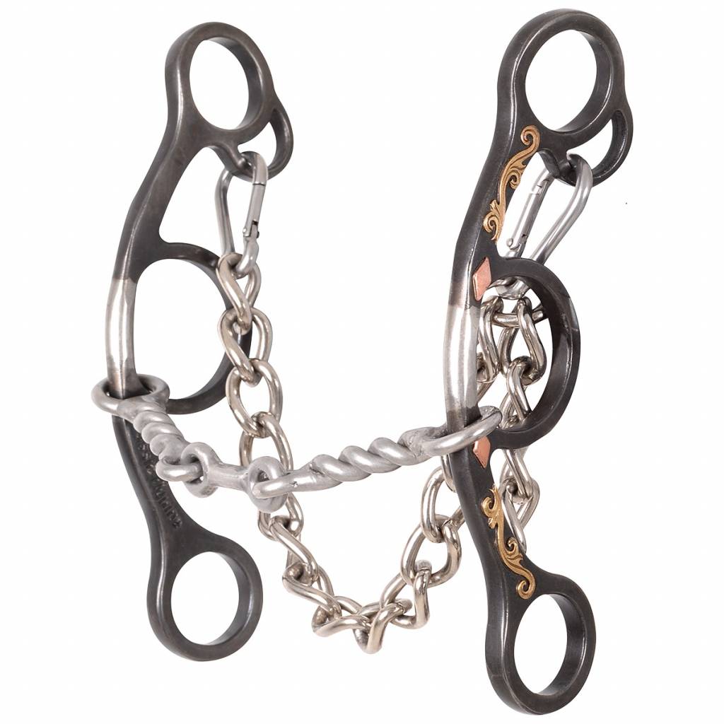 Classic Equine Diamond Short Shank Twisted Wire Dogbone