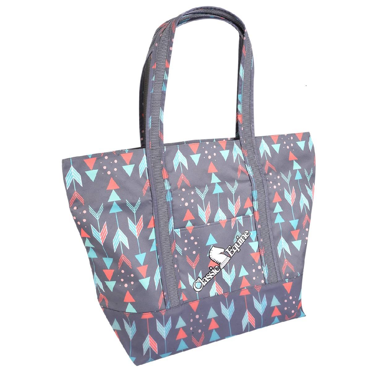 5-945971 Classic Equine Large Tote - Grey Arrows sku 5-945971