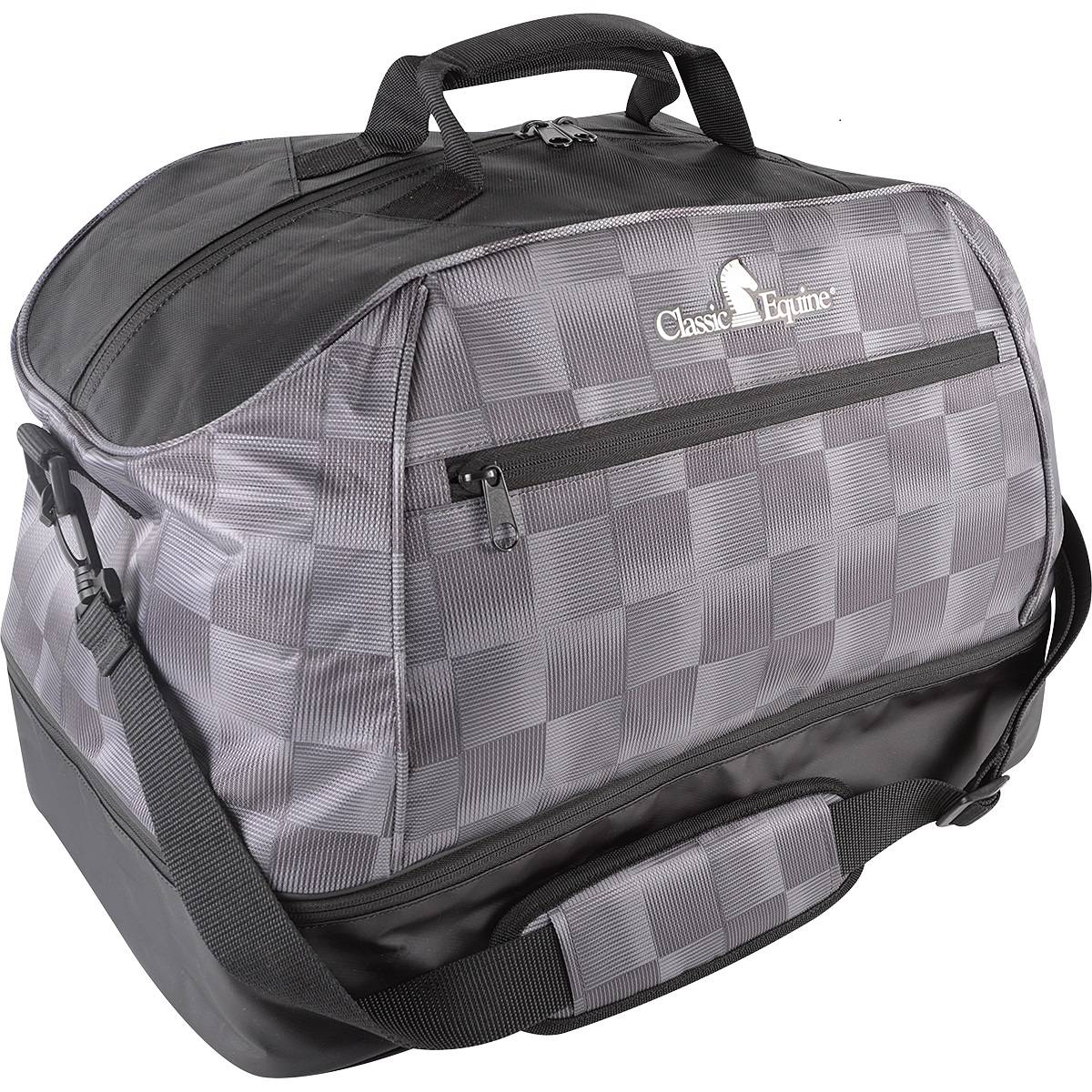 5-946015 Classic Equine Weekender Duffel - Black Checker sku 5-946015