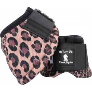 Classic Equine DyNo Turn Designer Line Bell Boots - Cheetah