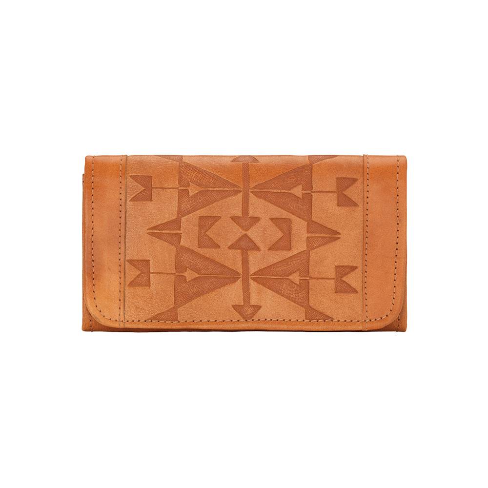 American West Crossed Arrow Ladies Tri-Fold Wallet