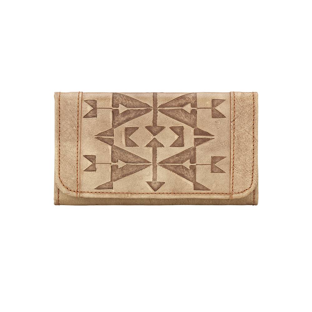 American West Crossed Arrow Ladies Tri-Fold Wallet