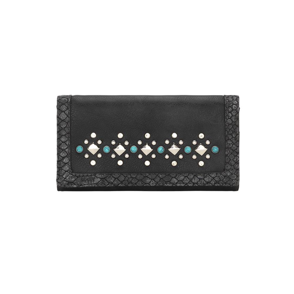 5-946237 Bandana Guns and Roses Flap Wallet sku 5-946237