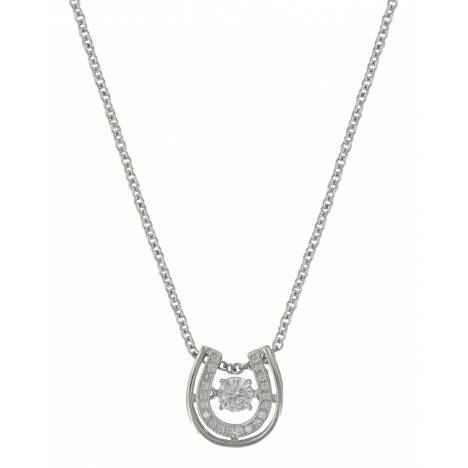 Montana Silversmiths Dancing with Luck Horseshoe Necklace