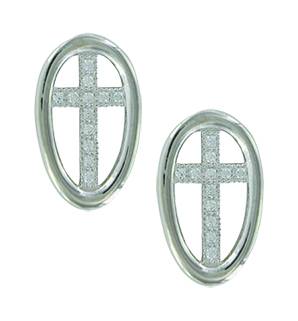 Montana Silversmiths By Virtue of Faith Cross Earrings