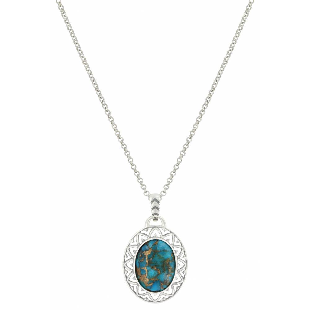 Montana Silversmiths Starburst Turquoise Necklace