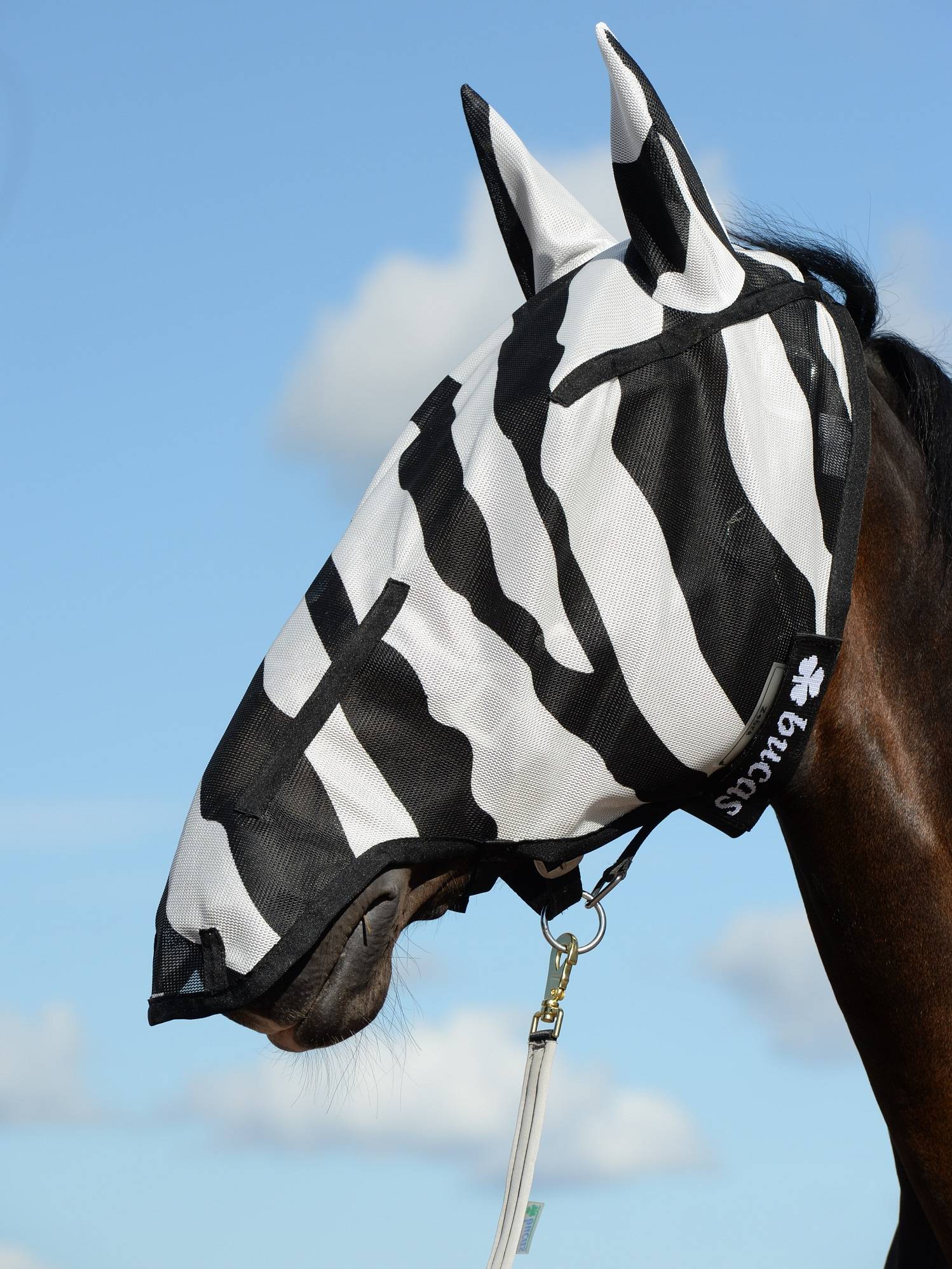 Bucas Buzz Off Long Nose Zebra Fly Mask