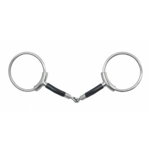 Metalab FG Clinician O-Ring Pinchless Snaffle With Rubber Covered Bars