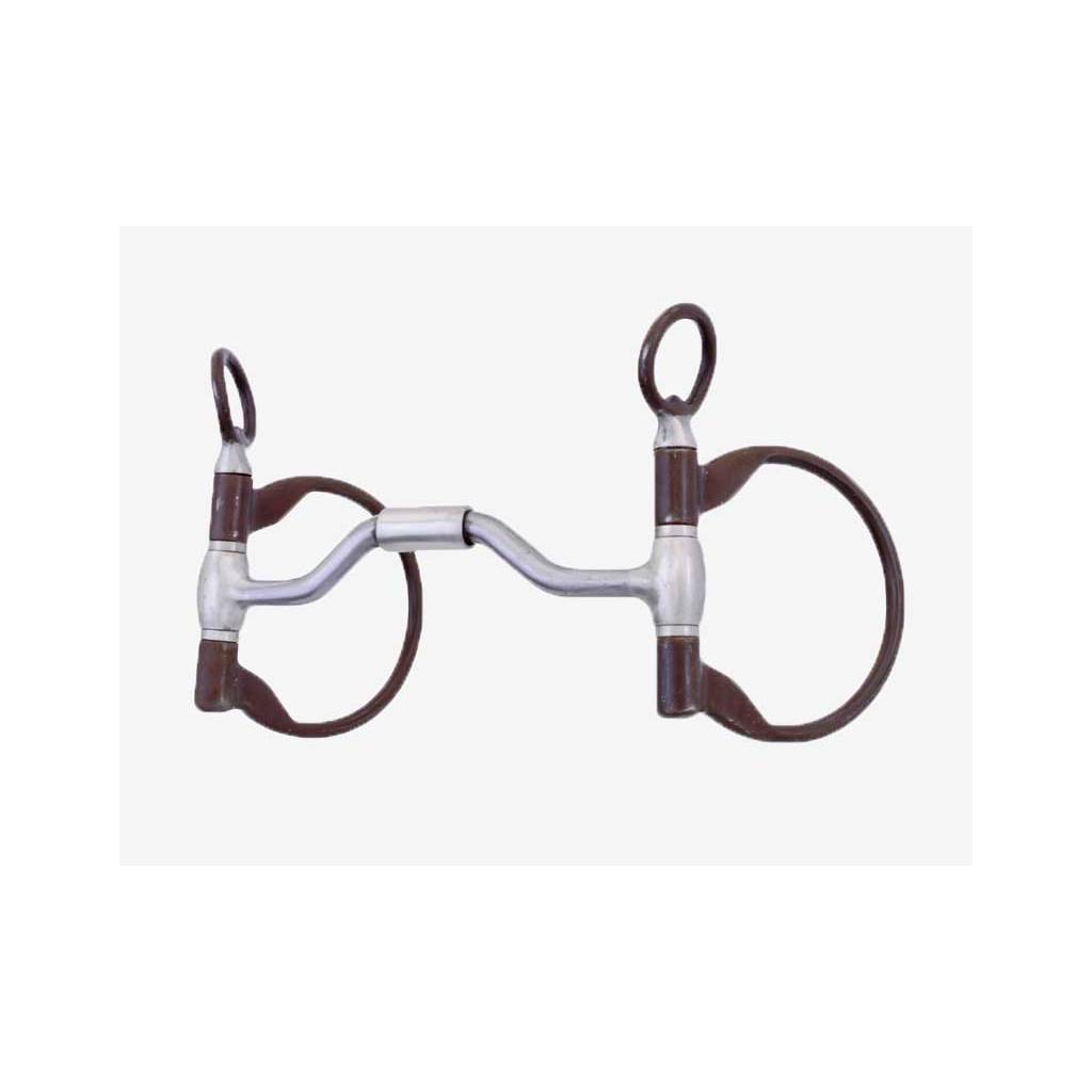 Metalab FG Clinician Ported Hinged D-Ring Snaffle Bit