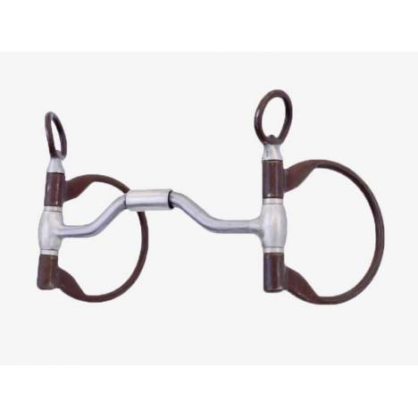 Metalab FG Clinician Ported Hinged D-Ring Snaffle Bit