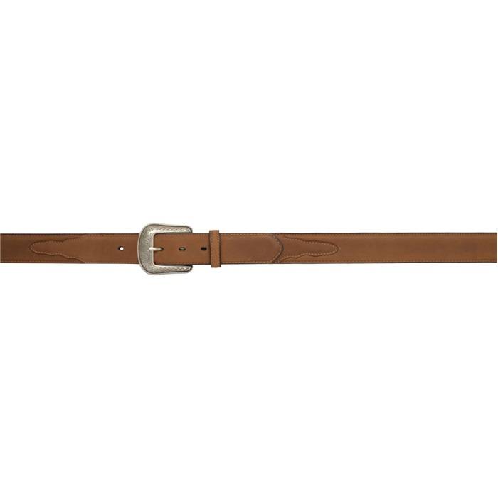 3D 1 1/2 Single Stitch Western Basic Belt - Mens - Brown