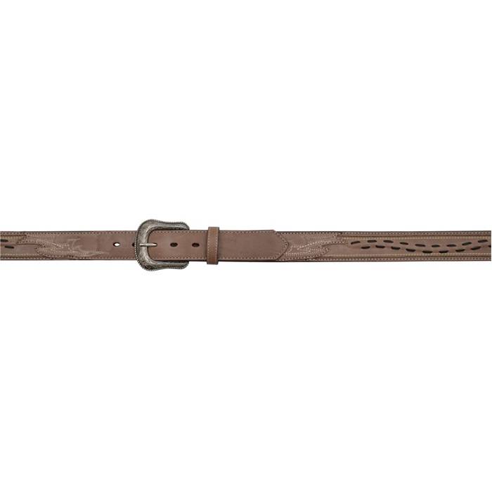 3D 1 1/2 Moc Stitch Western Fashion Belt - Mens - Light Brown