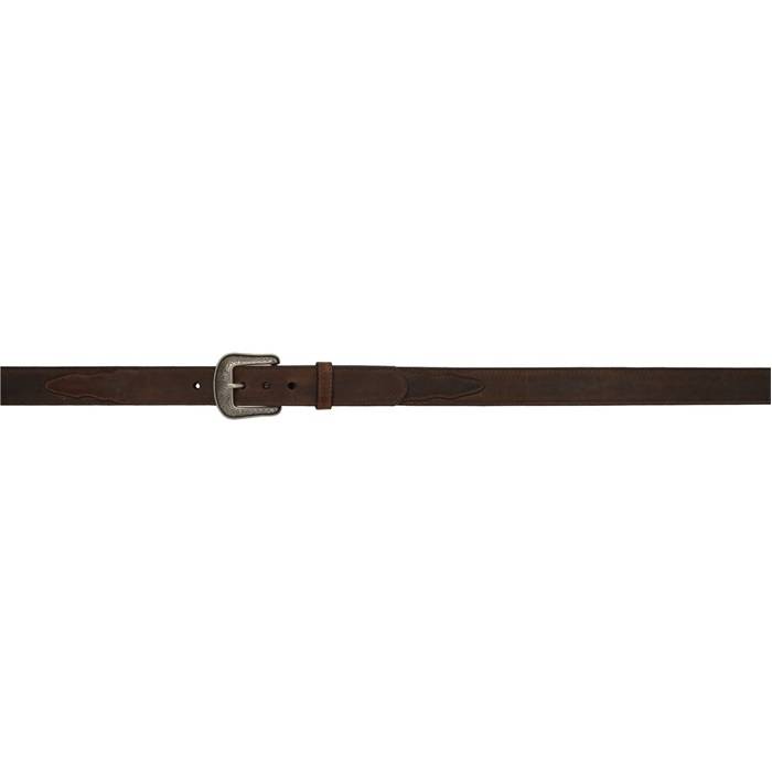 3D 1 1/4 Distressed Western Basic Belt - Kids - Dark Brown