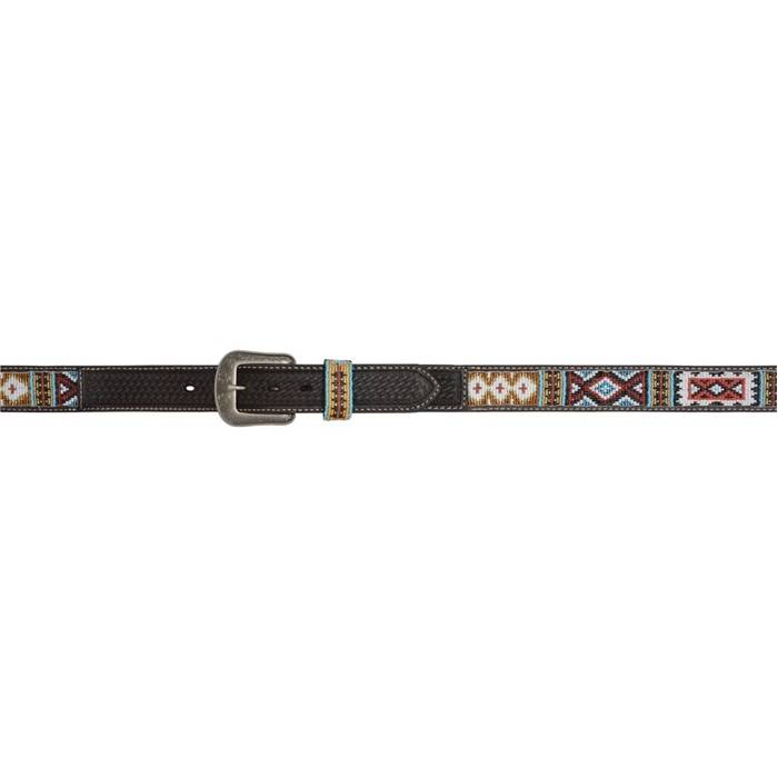 3D 1 1/2 Aztec Western Fashion Belt - Mens - Chocolate/Muti