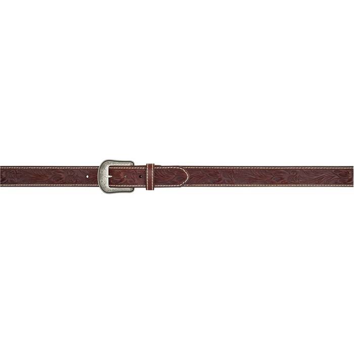 3D 1 1/2 Floral Western Fashion Belt - Mens - Mahogany