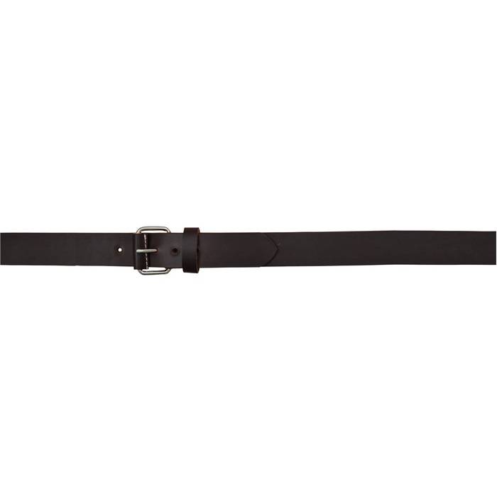 5-952007 3D 1 3/4 Raw Edge Western Basic Belt - Mens - Brow sku 5-952007