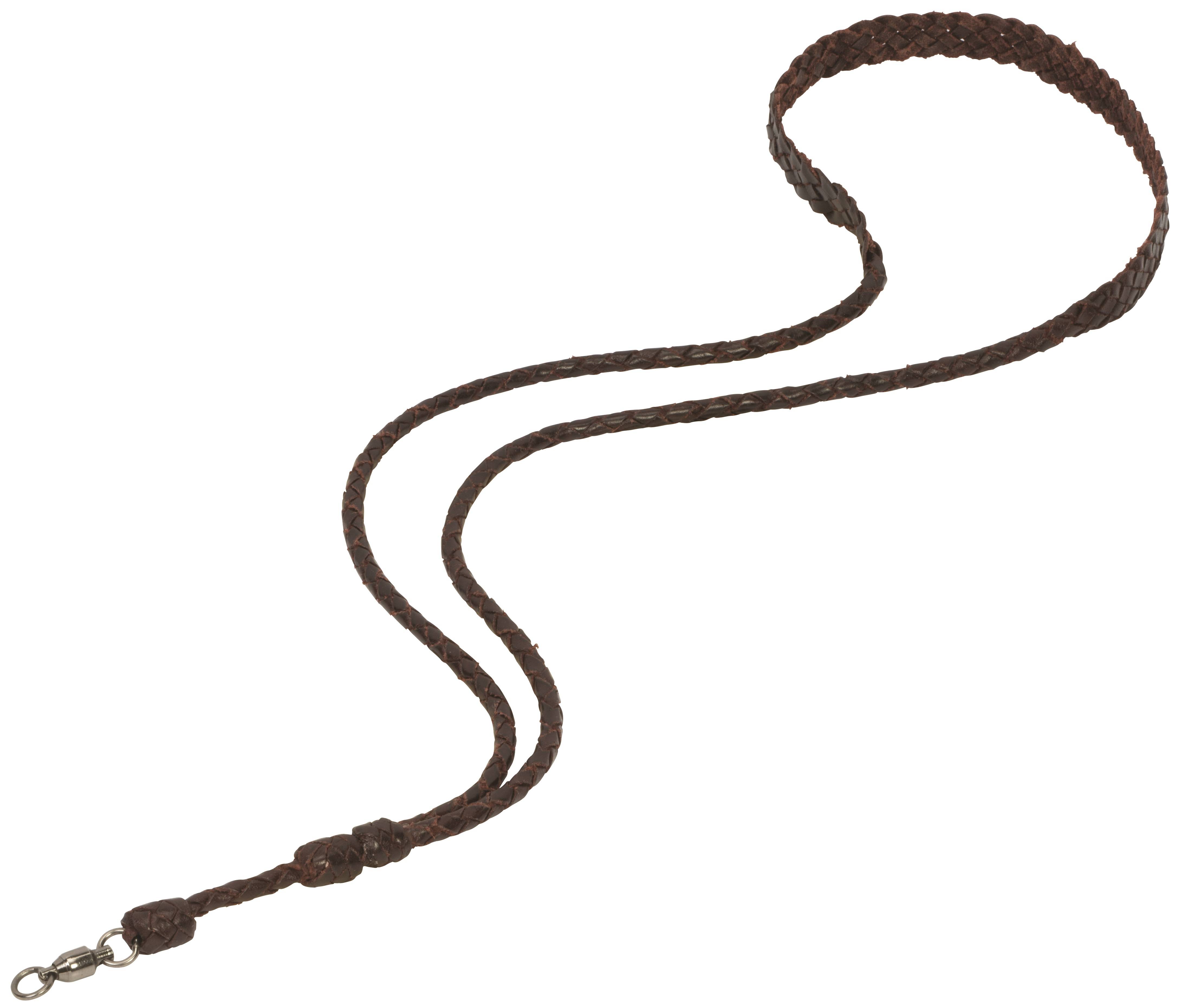 Weaver Braided Leather Lanyard