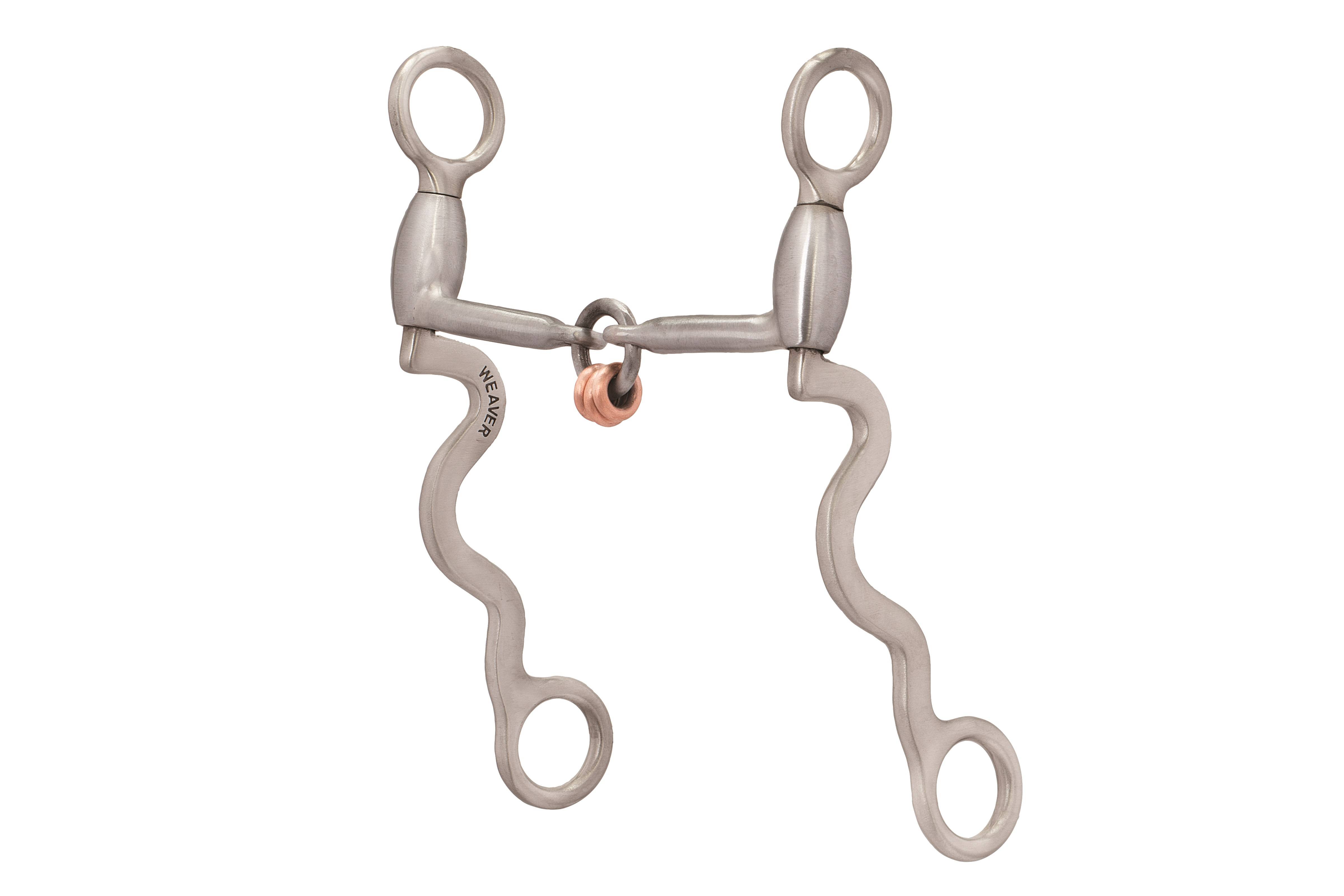 Weaver Pro Series Sweet Iron 3-Piece Lifesaver Mouth with  Copper Rings - 8-1/4 Cheeks