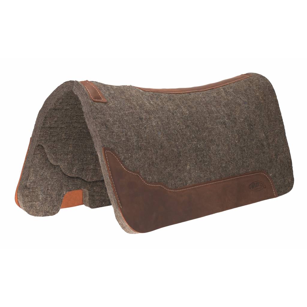 Weaver Premium Contoured 100% Wool Felt Saddle Pad - 1" Thick