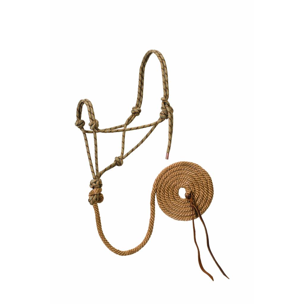Weaver Diamond Braid Reflective Rope Halter And Lead