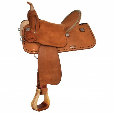 High Horse Lobo Roughout Hardseat Barrel Saddle