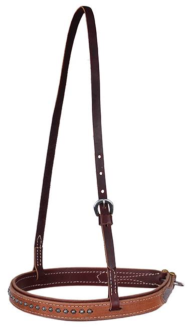 Reinsman Rosewood Harness Noseband with Dots