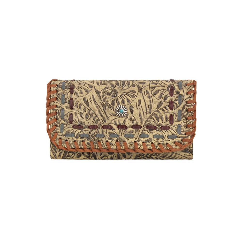 5-959460 American West Mesilla Ladies Tri-Fold Wallet sku 5-959460