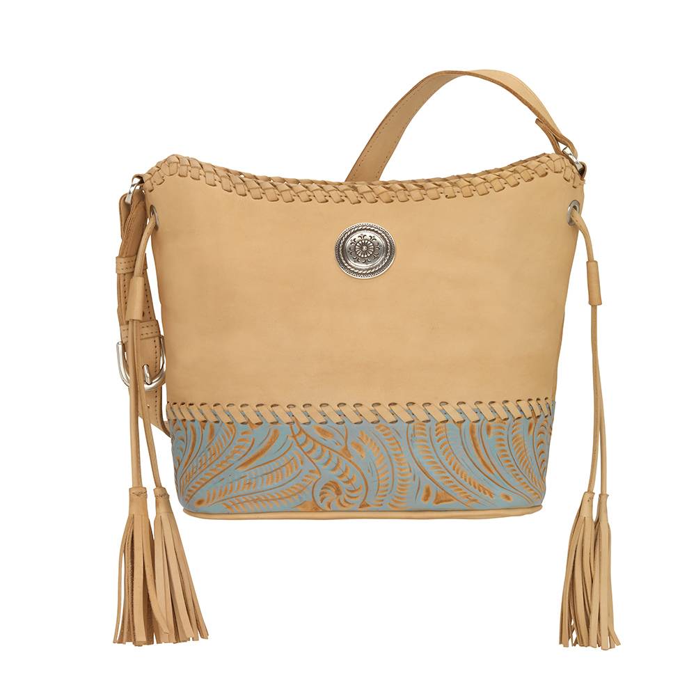 American West Baja Escape Zip Top Bucket Tote