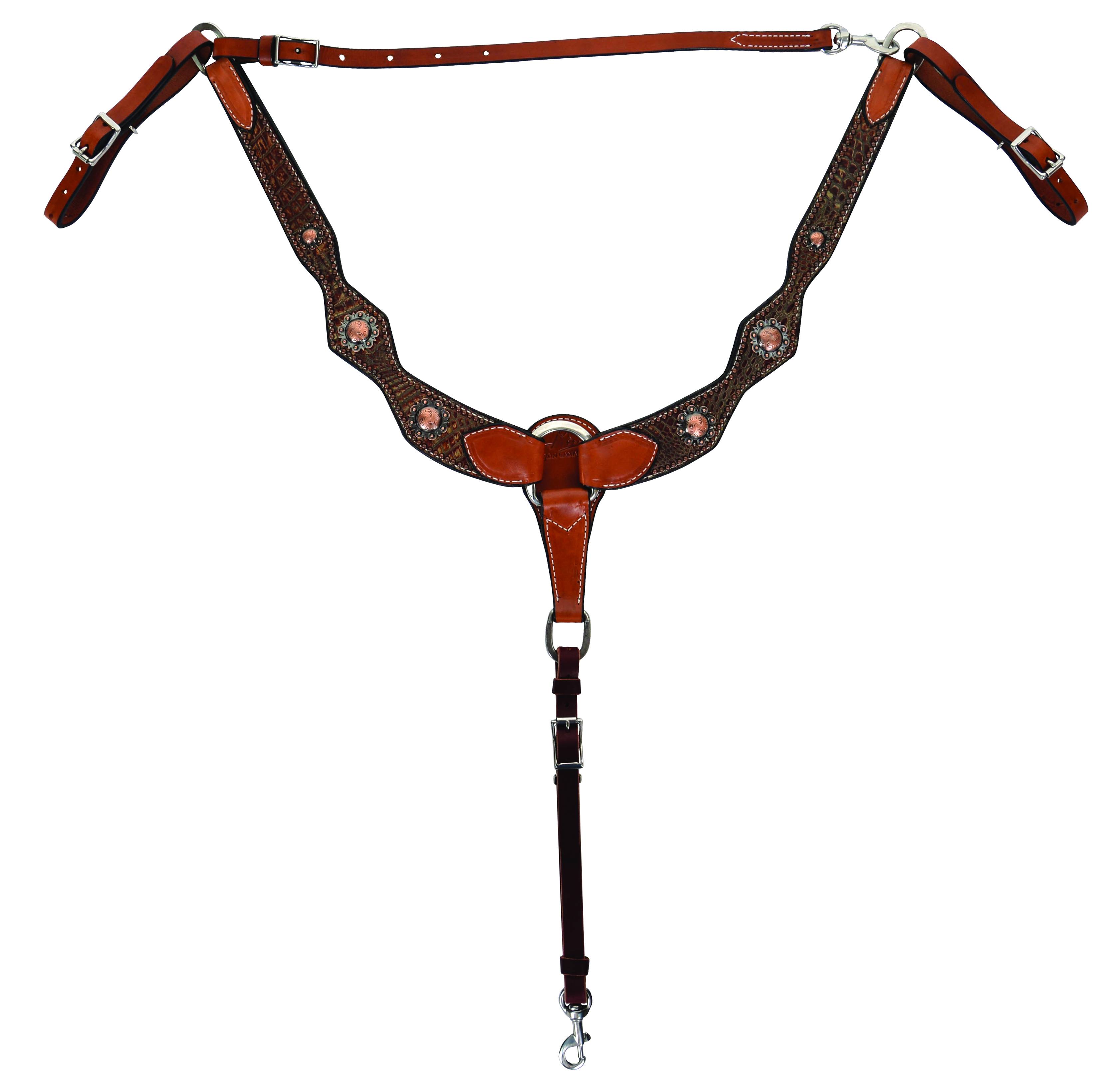 Reinsman Camarillo Sure Fit Copper Berry Breast Collar