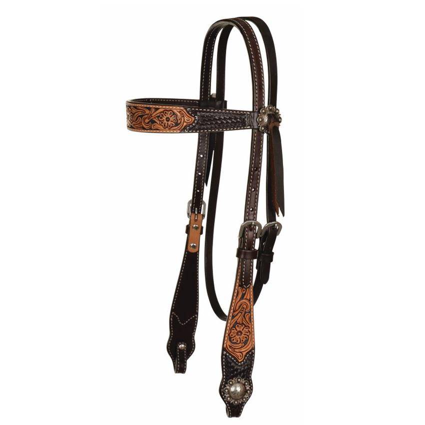 5-960059 Circle Y Multi-Tone Painted Browband Headstall sku 5-960059