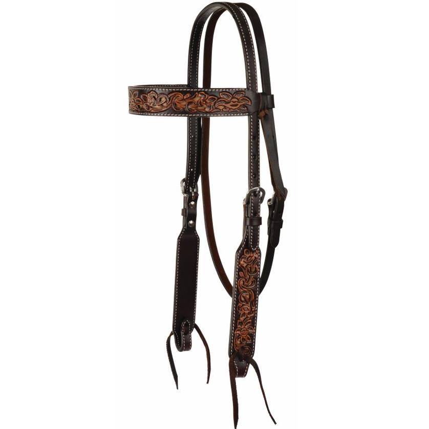 5-960060 Circle Y Multi-Tone Filigree Browband Headstall sku 5-960060