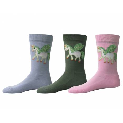 Tuffrider Kids' Unicorn Ankle Socks