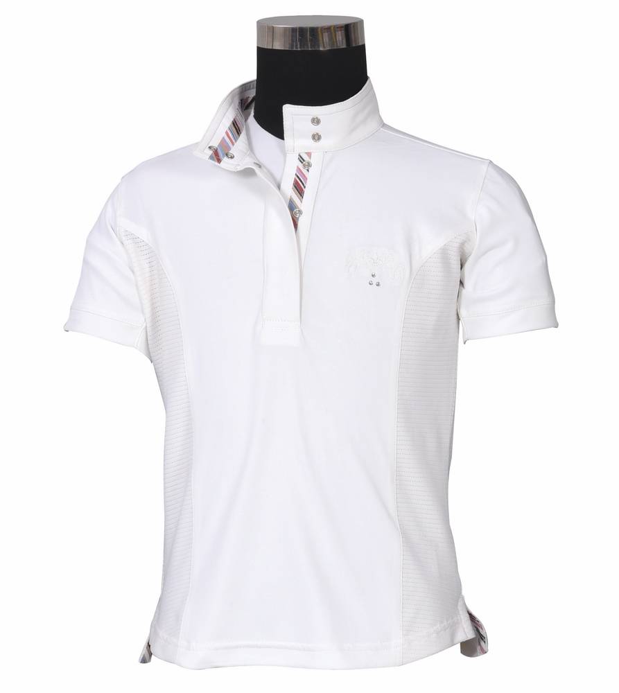 Equine Couture Cara Short Sleeve Show Shirt - Kids