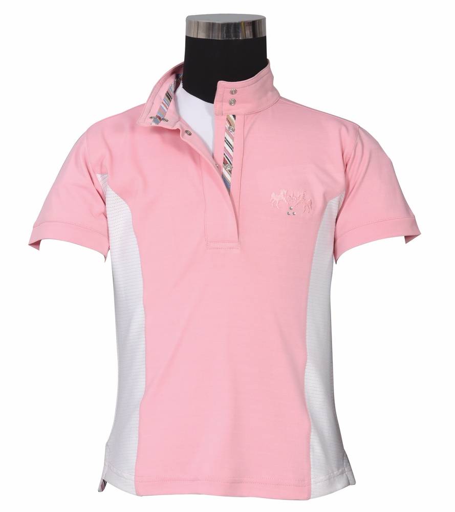 Equine Couture Cara Short Sleeve Show Shirt - Kids