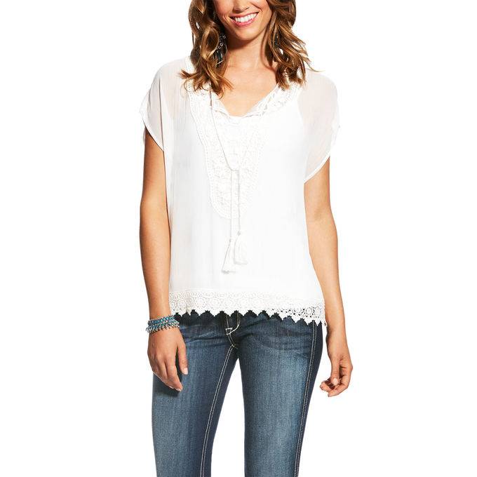 Ariat Adeline Top Ladies Snow White