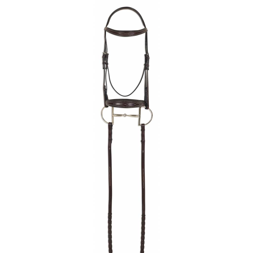 Pessoa Pro Fancy Stitched Tapered Bridle