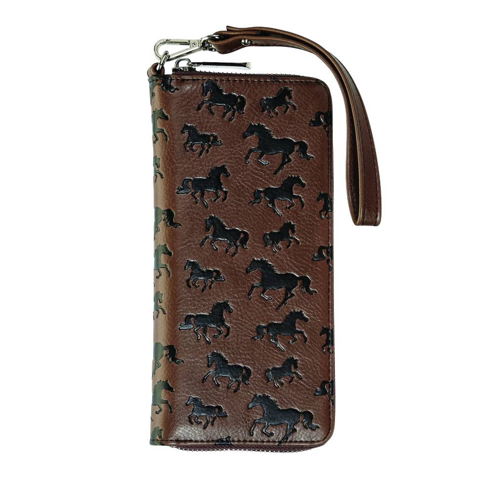 Kelley Debossed Horse Wallet EquestrianCollections