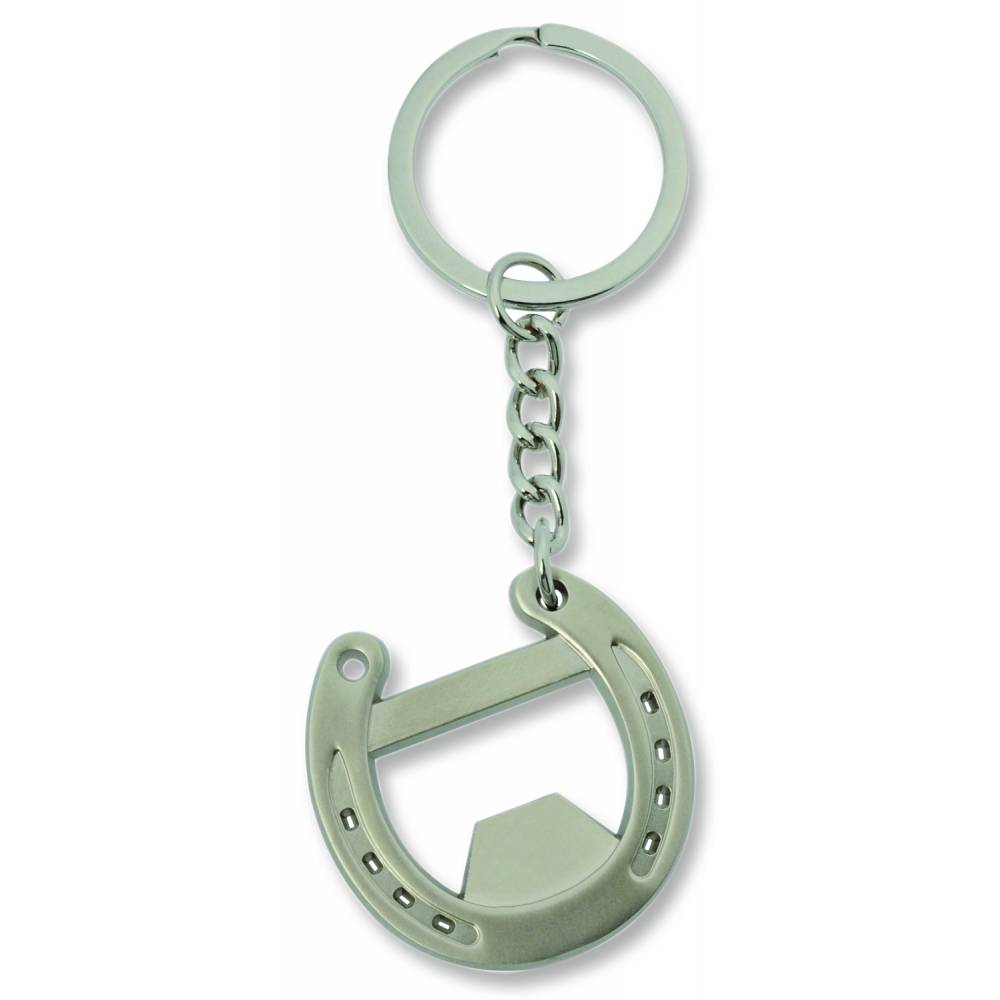 Kelley Bottle Opener Horse Shoe Keychain EquestrianCollections