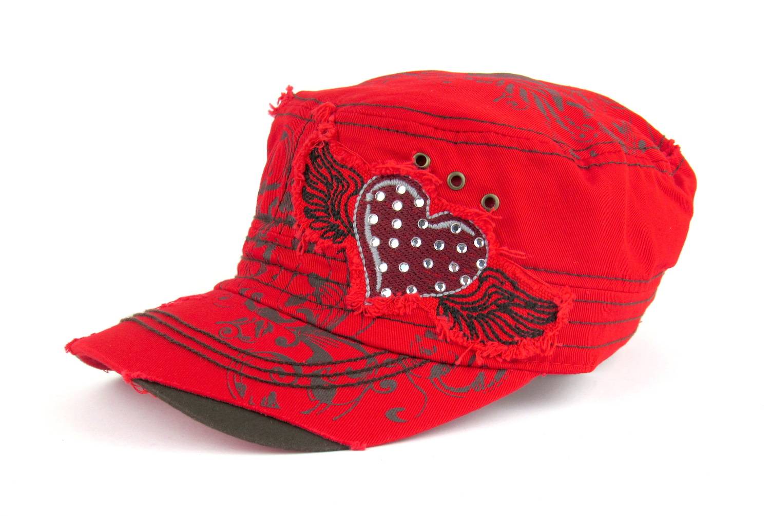 5-965590 Savana Patch Army Hat - Heart Wing sku 5-965590