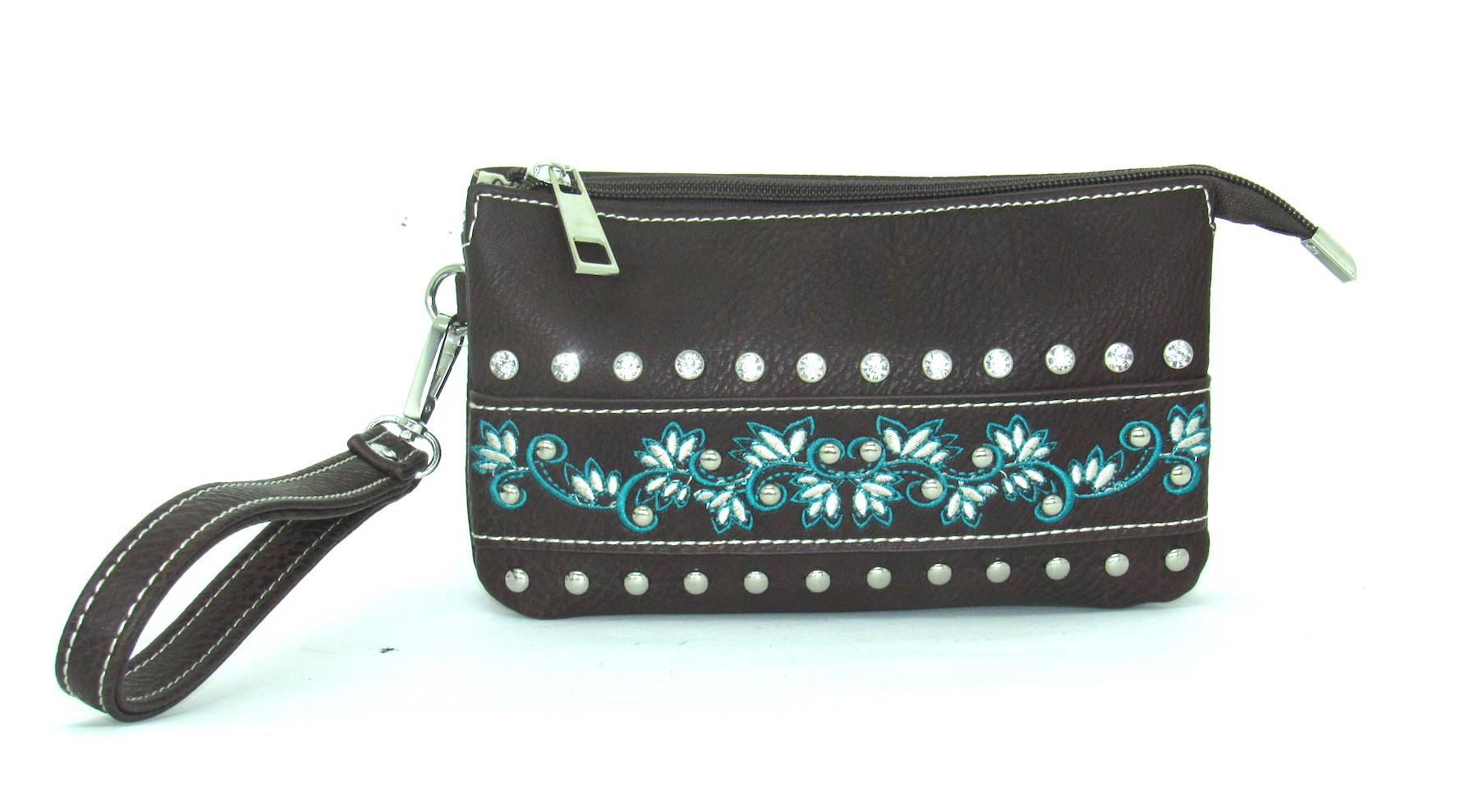 Savana Event Approved Wrislet/Clutch With Embroidery